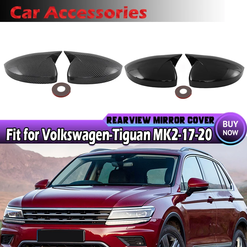 Rhyming Side Wing Mirror Cover Caps Horn Style For VW Tiguan MK2 2017-2022 2023 Rearview Mirror Shell Car Exterior Styling Parts
Rhyming Side Wing Mirror Cover Caps Horn Style For VW Tiguan MK2 2017-2022 2023 Rearview Mirror Shell Car Exterior Styling Parts