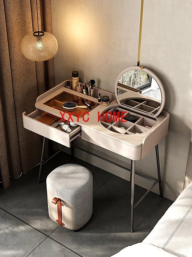 Mini Flip Dressing Desk Integrated Small Apartment Bedroom Modern Minimalist Makeup Table
Mini Flip Dressing Desk Integrated Small Apartment Bedroom Modern Minimalist Makeup Table
