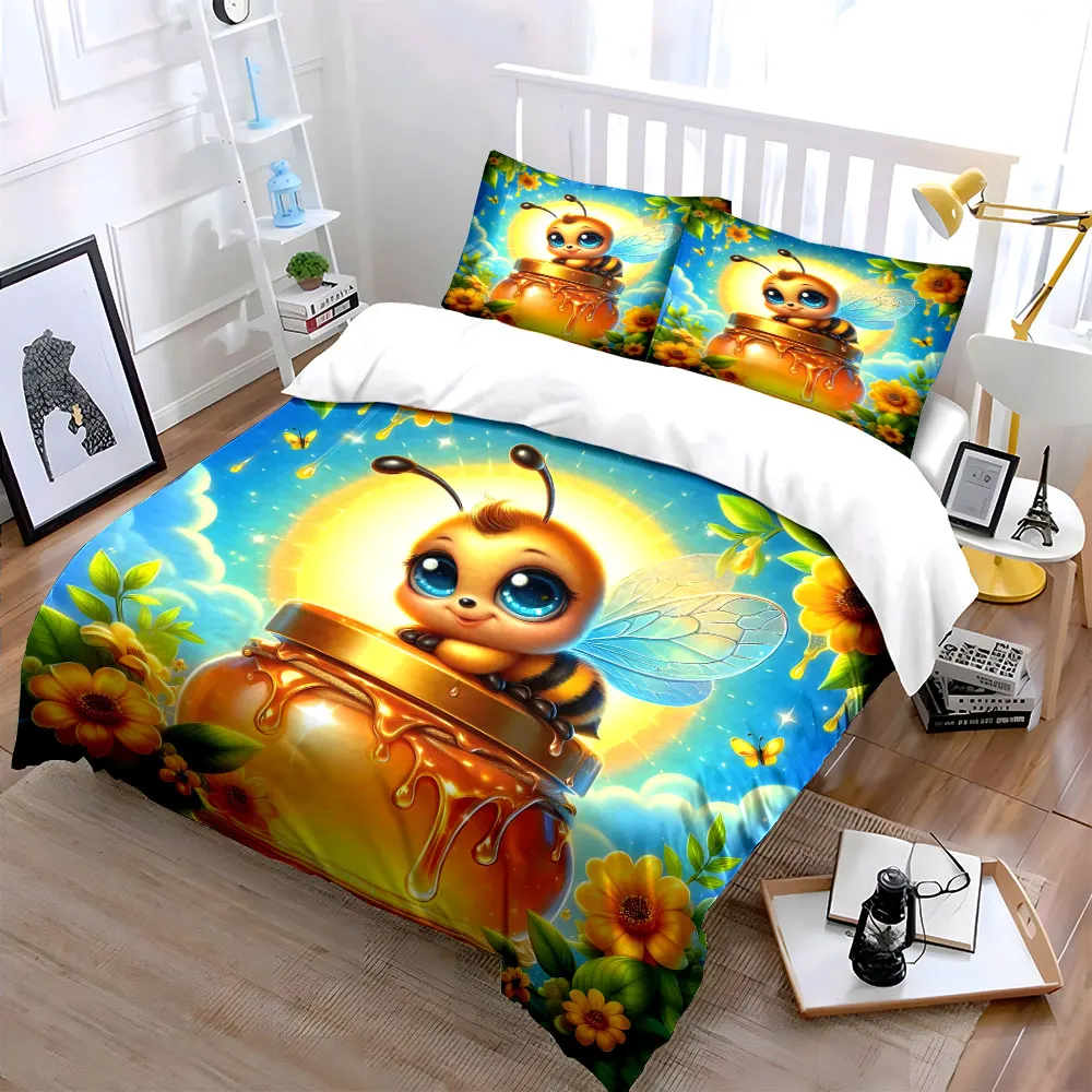 Honey Bee Sunshine Gift Set Exquisite three-piece bedding set gift for kids and adults
Honey Bee Sunshine Gift Set Exquisite three-piece bedding set gift for kids and adults