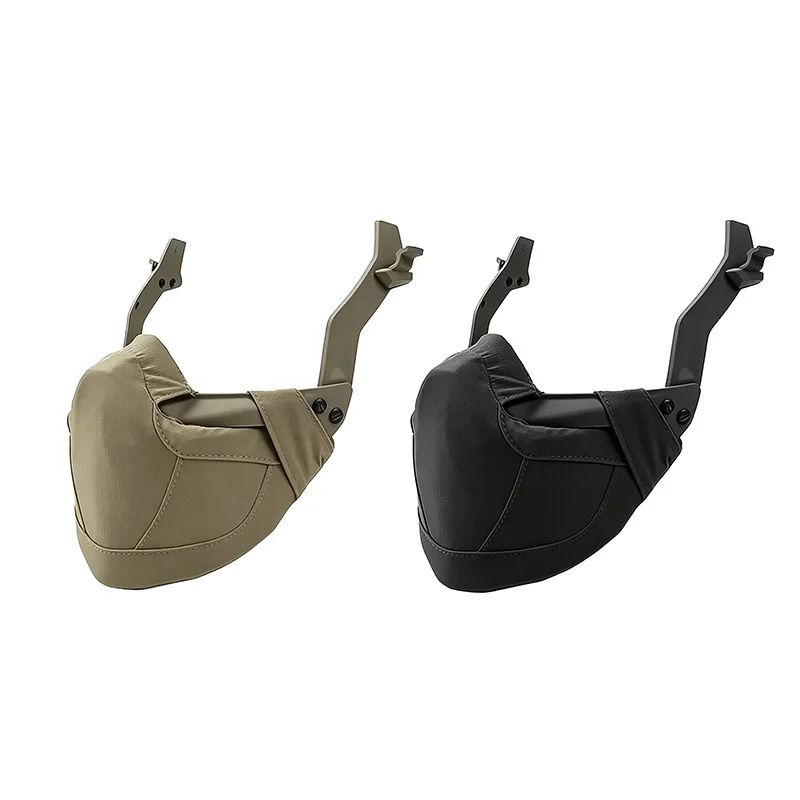 Lightweight Half Face Mask with Rail TB-FMA Outdoor Helmet Visor Mask Compatible with FAST Helmets
Lightweight Half Face Mask with Rail TB-FMA Outdoor Helmet Visor Mask Compatible with FAST Helmets