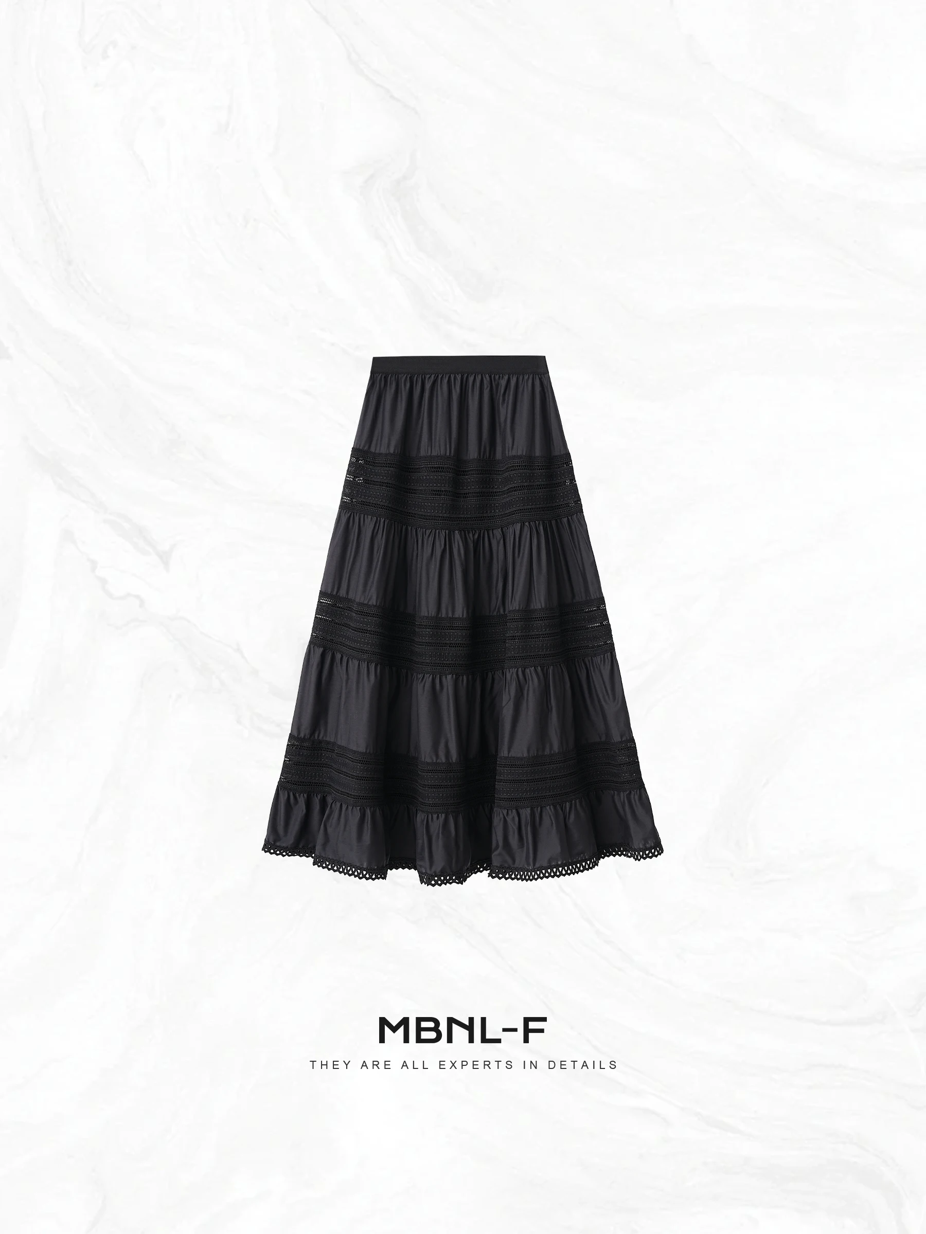 MBNLF Quartet Skirt Private Label Series High-End Feel Midi Skirt A-Line Silhouette Spring 2025 Collection
MBNLF Quartet Skirt Private Label Series High-End Feel Midi Skirt A-Line Silhouette Spring 2025 Collection