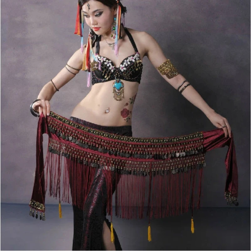 Hot Selling Cheap Women Tribal Belly Dance Hip Scarf Scarves Coin Tassel Performance Belly Dancing Waist Belts on Sale NMMHS001
Hot Selling Cheap Women Tribal Belly Dance Hip Scarf Scarves Coin Tassel Performance Belly Dancing Waist Belts on Sale NMMHS001