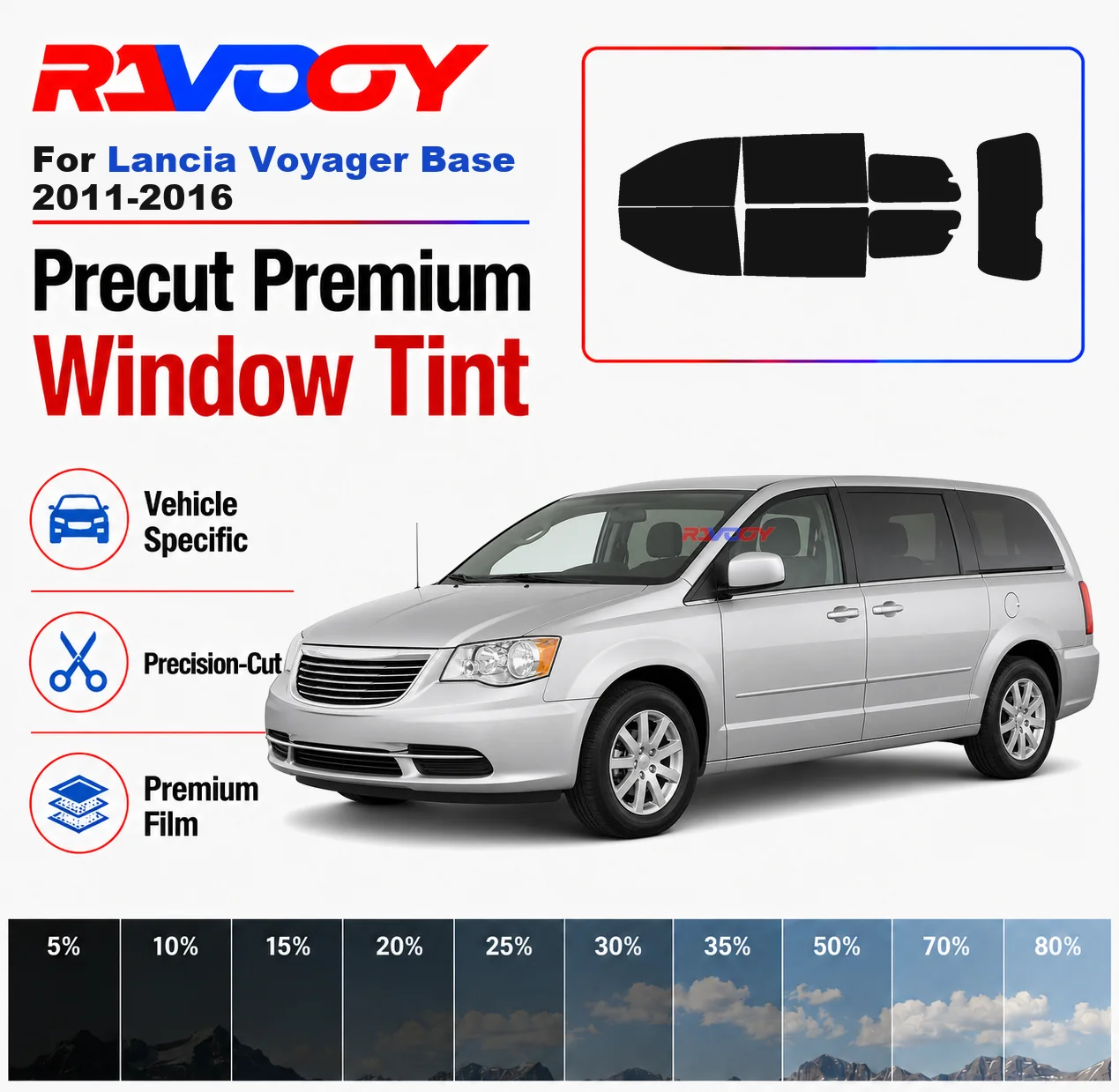 Premium Precut Window Tint Kit Front Rear Windows Rear Windshield For Lancia Voyager Base 2011-2016 Car Solar Nano Ceramic Film
Premium Precut Window Tint Kit Front Rear Windows Rear Windshield For Lancia Voyager Base 2011-2016 Car Solar Nano Ceramic Film