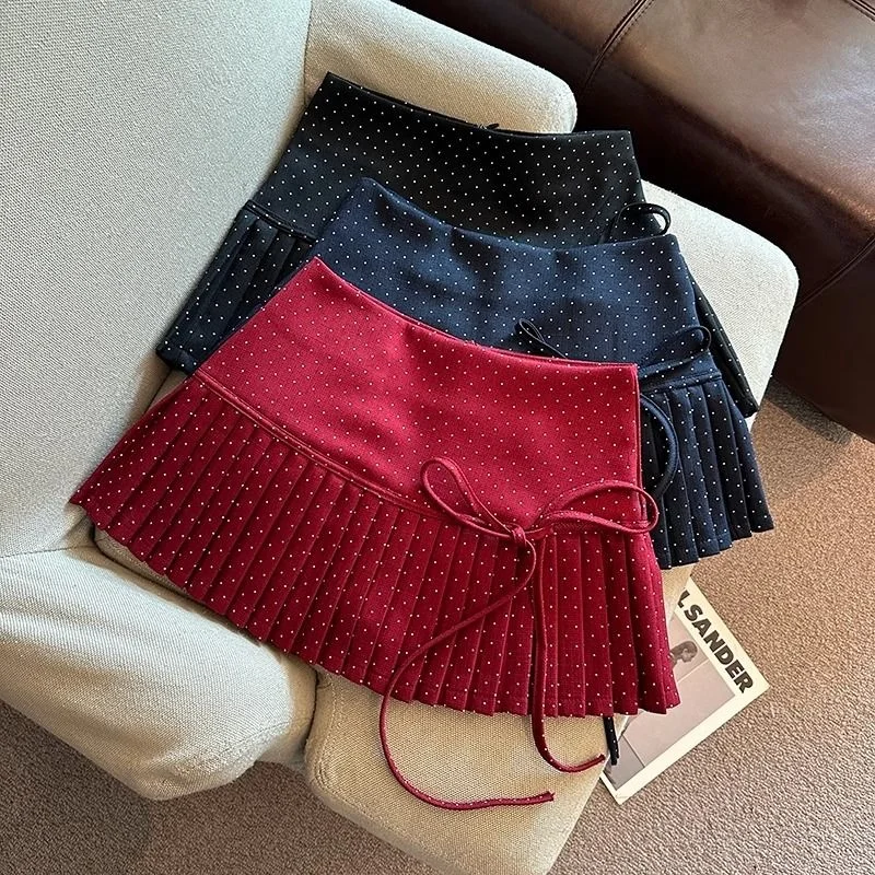 Christmas Polka Dot Bow Mini Skirt Women Y2K Japanese Harajuku Sexy High Street College Retro A-line Short Skirts 90s Clothing
Christmas Polka Dot Bow Mini Skirt Women Y2K Japanese Harajuku Sexy High Street College Retro A-line Short Skirts 90s Clothing