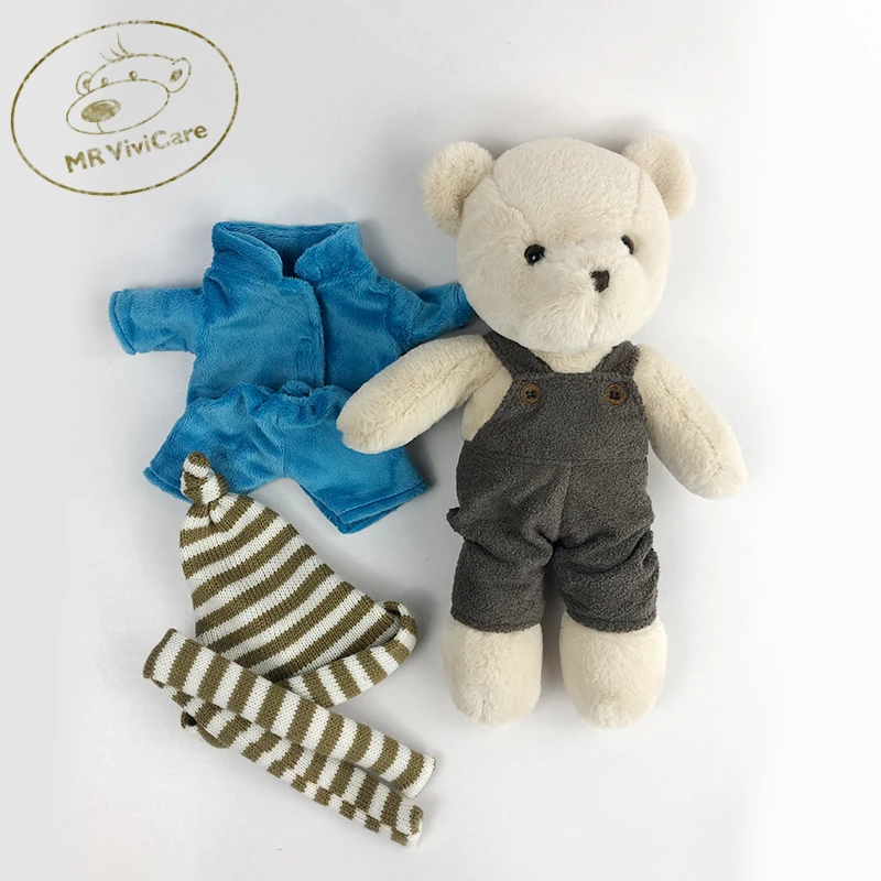 1pc 32cm Stuffed High Quality Classic Teddy Bear Plush Toys Cute Bear With Overalls And Pajamas Dolls Lovely Gift For Girls
1pc 32cm Stuffed High Quality Classic Teddy Bear Plush Toys Cute Bear With Overalls And Pajamas Dolls Lovely Gift For Girls