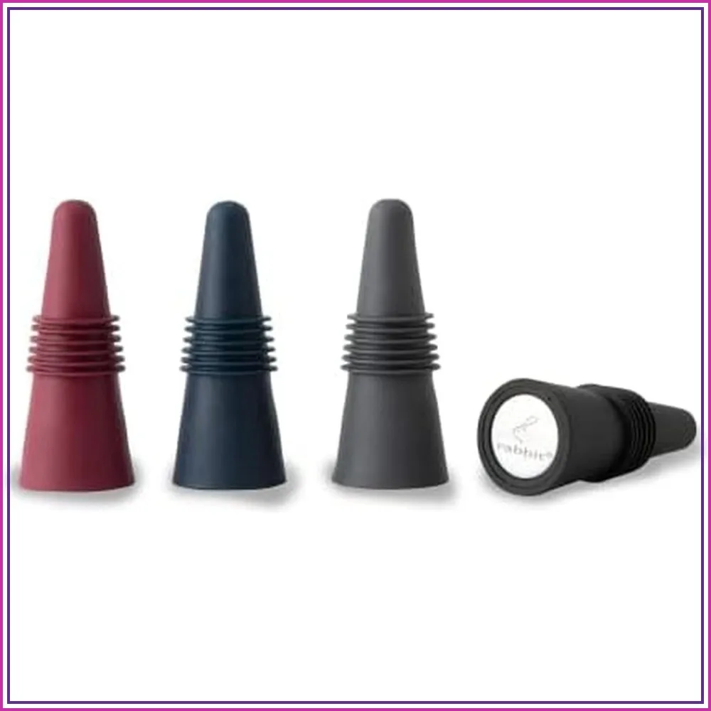 Rabbit W6121 Bottle Stoppers Set of 4, Multicolor Wine Bottle Caps to Preserve Freshness, Stylish and Durable, Perfect for Parties and Gifts
Rabbit W6121 Bottle Stoppers Set of 4, Multicolor Wine Bottle Caps to Preserve Freshness, Stylish and Durable, Perfect for Parties and Gifts