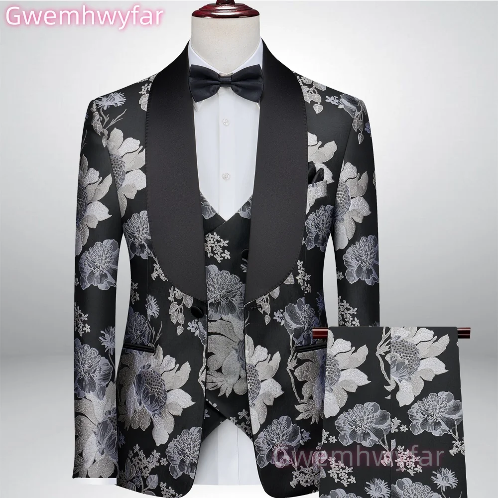 Gwenhwyfar Men Formal Slim Fit Tuxedo Prom Suit Male Groom Wedding Blazers High Quality Groomsman Luxury Dress Business Banquet
Gwenhwyfar Men Formal Slim Fit Tuxedo Prom Suit Male Groom Wedding Blazers High Quality Groomsman Luxury Dress Business Banquet