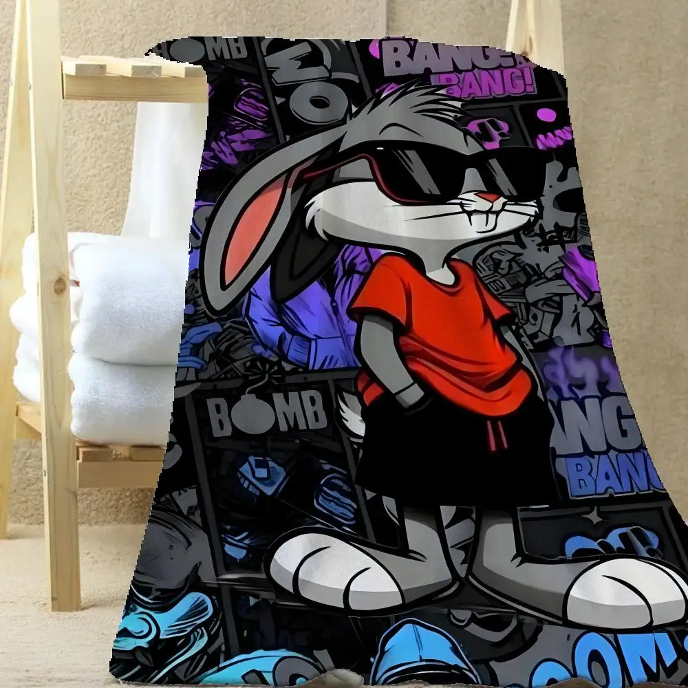 Cartoon cute bugs bunny Throw Blanket Aesthetic Art Flannel Blanket Portable Home Travel Camping Sofa Picnic Thickening Flannel
Cartoon cute bugs bunny Throw Blanket Aesthetic Art Flannel Blanket Portable Home Travel Camping Sofa Picnic Thickening Flannel