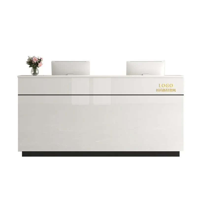 Counter Hair Salon Beauty Simple Reception Desks Salon Decorations Luxury Reception Desk
Counter Hair Salon Beauty Simple Reception Desks Salon Decorations Luxury Reception Desk