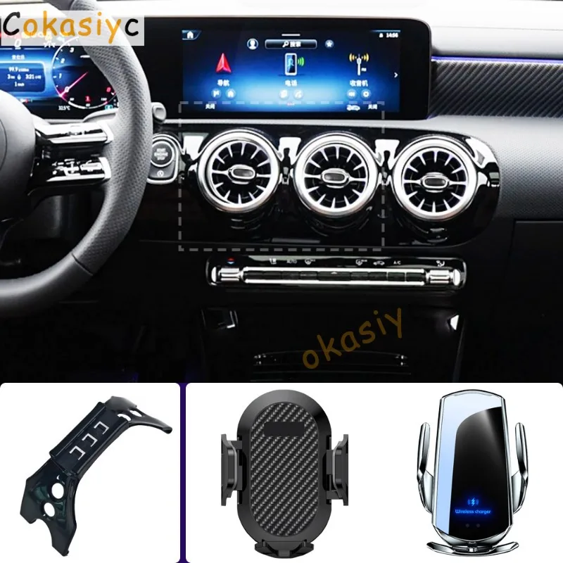 Car Phone Holder For Mercedes Benz A Class A200 180 W177 2019-2024 Mobile Phone Mounts Car Wireless Charging Special Fixed Base
Car Phone Holder For Mercedes Benz A Class A200 180 W177 2019-2024 Mobile Phone Mounts Car Wireless Charging Special Fixed Base
