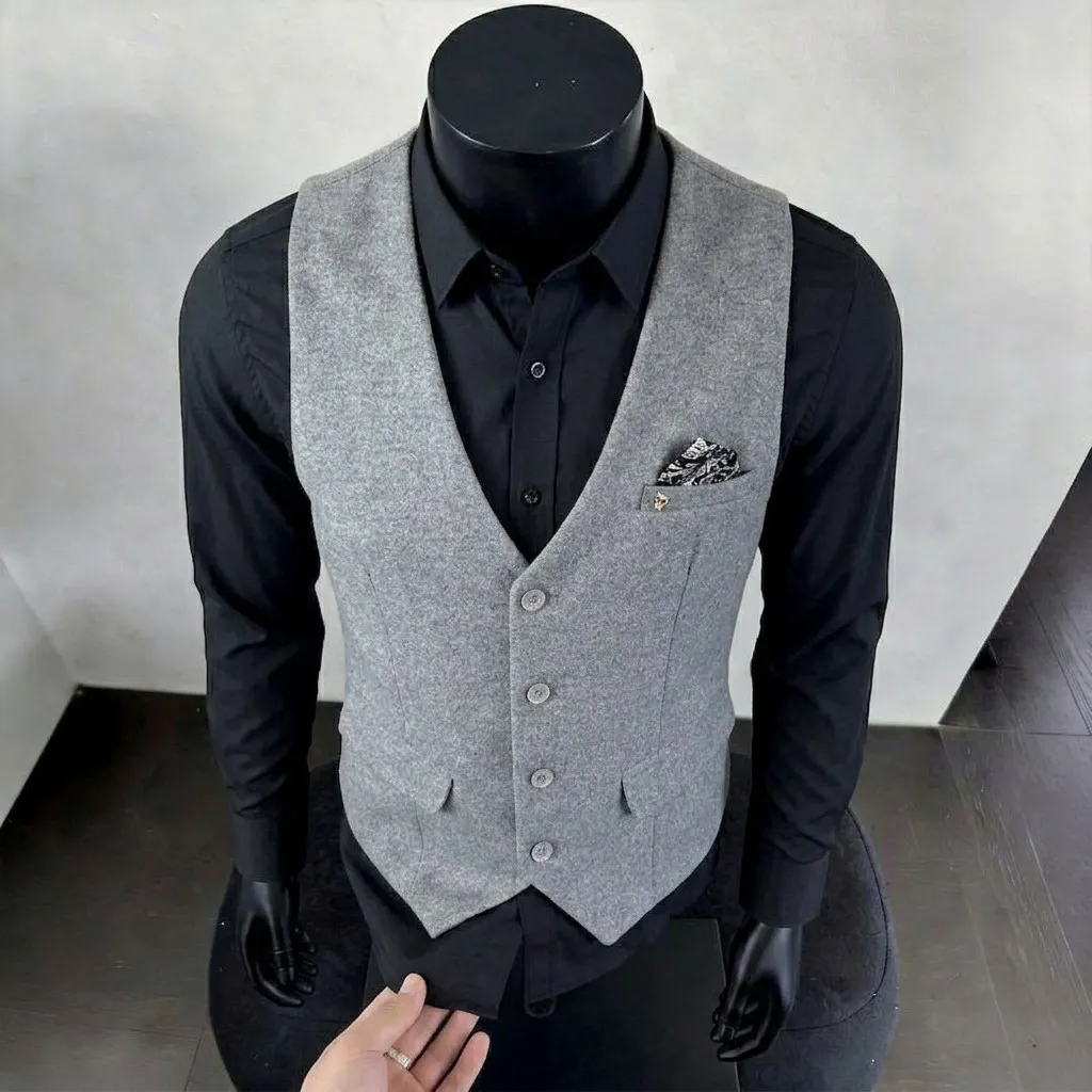 British Style Business Casual Suit Vest Men Women Disco Waiter Nightclub Sleeveless Vests Social Party Server Uniform Waistcoat
British Style Business Casual Suit Vest Men Women Disco Waiter Nightclub Sleeveless Vests Social Party Server Uniform Waistcoat
