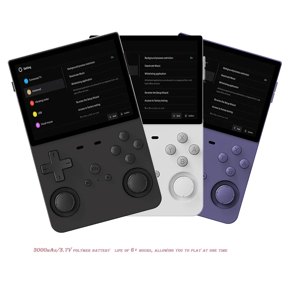 L35 Retro Handheld – Open-Source Emulator | 10000+ Classic Games | 3.5" IPS Display Portable Game Console – Expandable Storage
L35 Retro Handheld – Open-Source Emulator | 10000+ Classic Games | 3.5" IPS Display Portable Game Console – Expandable Storage