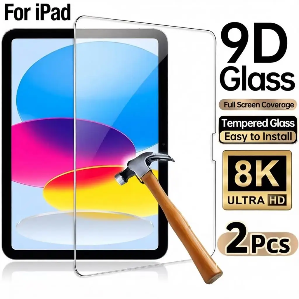 2Pcs For IPad A16 11th 2025 Tempered Glass Screen Protectors for IPad 10th Air 11 13inch Protective Film For Air 5 4 3 2 1
2Pcs For IPad A16 11th 2025 Tempered Glass Screen Protectors for IPad 10th Air 11 13inch Protective Film For Air 5 4 3 2 1