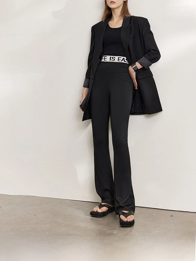 i High Waist Yoga Pants Women's Casual Flared Bot Slimming Tummy Control High Elastici Nylon Leisure Pants
i High Waist Yoga Pants Women's Casual Flared Bot Slimming Tummy Control High Elastici Nylon Leisure Pants