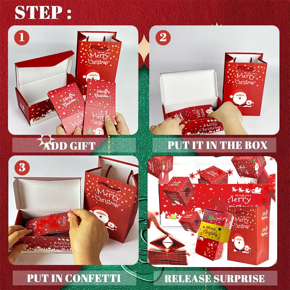 Paperboard Surprise Box with Confetti Burst for Birthdays Weddings Anniversaries Suitable for Special Event Celebrations
Paperboard Surprise Box with Confetti Burst for Birthdays Weddings Anniversaries Suitable for Special Event Celebrations