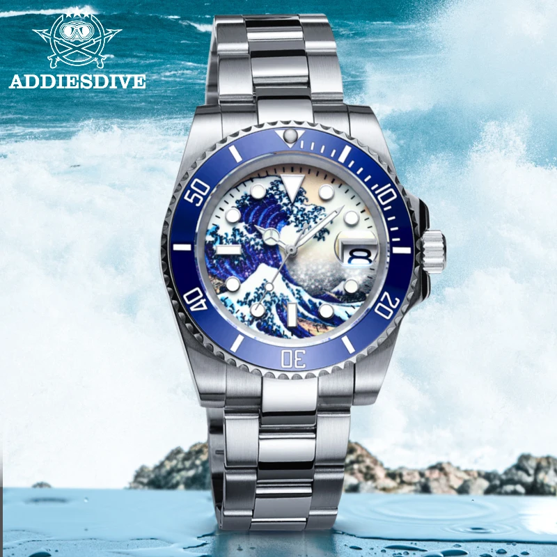 ADDIESDIVE Men Luxury Tuna Surf Watch 20Bar waterproof BGW9 Luminous Sapphire Crystal Reloj Hombre Automatic Mechanical Watch
ADDIESDIVE Men Luxury Tuna Surf Watch 20Bar waterproof BGW9 Luminous Sapphire Crystal Reloj Hombre Automatic Mechanical Watch