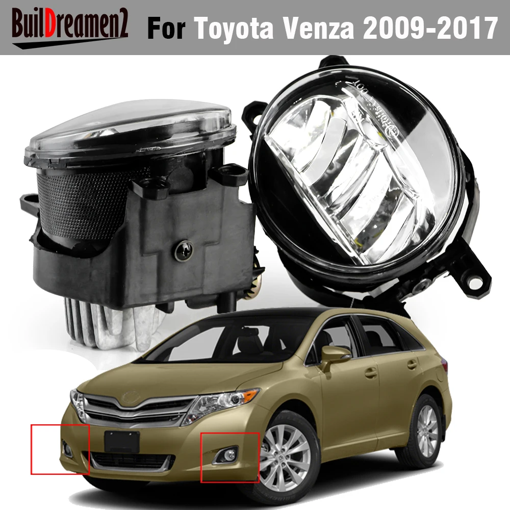 2 Pieces 30W Car Front Bumper LED Fog Light Assembly H11 12V For Toyota Venza 2009 2010 2011 2012 2013 2014 2015 2016 2017
2 Pieces 30W Car Front Bumper LED Fog Light Assembly H11 12V For Toyota Venza 2009 2010 2011 2012 2013 2014 2015 2016 2017