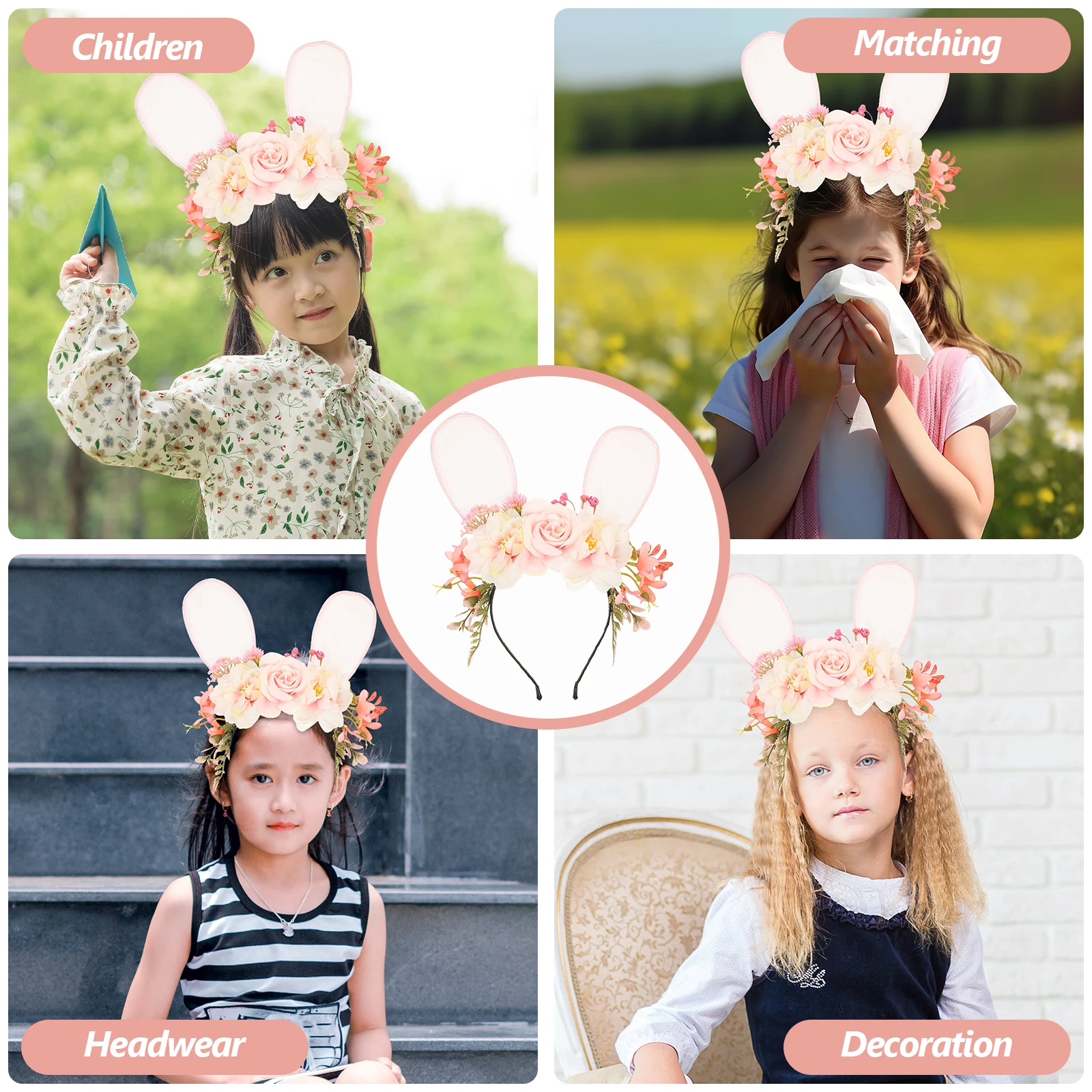 Floral Rabbit Ear Headband Cute Bunny Hair Accessories for Kids Girls Comfortable Flowers Birthday Parties Cosplay Stage Photo
Floral Rabbit Ear Headband Cute Bunny Hair Accessories for Kids Girls Comfortable Flowers Birthday Parties Cosplay Stage Photo