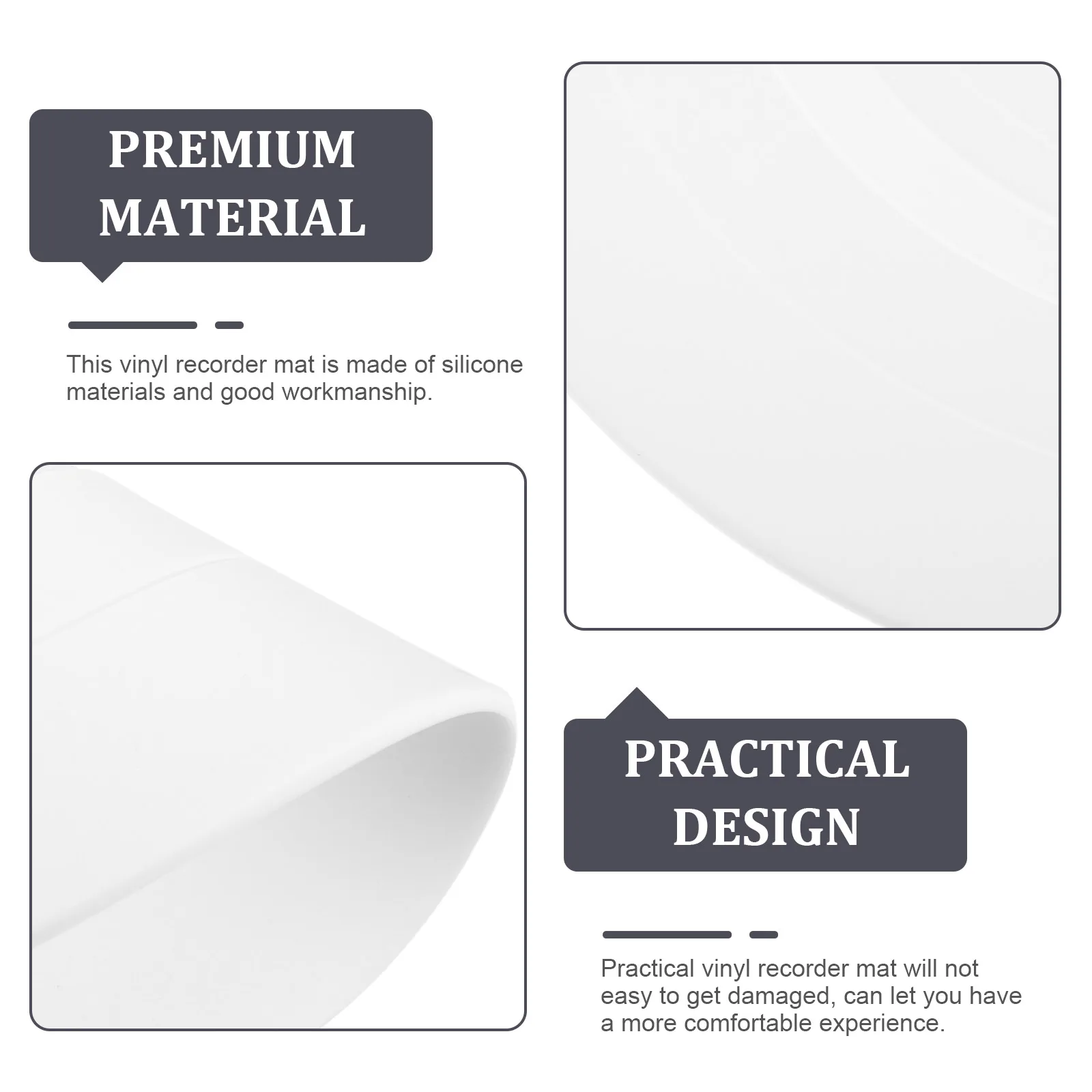 Silicone Record Mat 170mm Blue Anti Static Turntable Pad for Vinyl Player Protects from Scratches Reduce Vibration 
Silicone Record Mat 170mm Blue Anti Static Turntable Pad for Vinyl Player Protects from Scratches Reduce Vibration