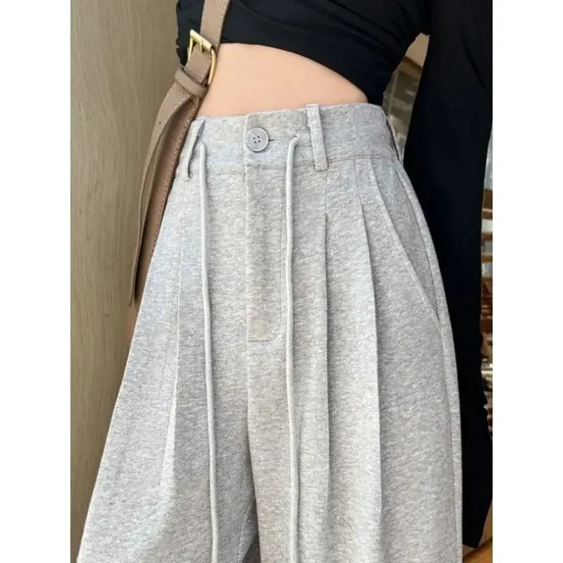 PopPopHigh Waist Drapey Straight Leg Casual Pants Women's Slimming Taller Appearance Wide Leg Sporty Sweatpants Spring Autumn Ne
PopPopHigh Waist Drapey Straight Leg Casual Pants Women's Slimming Taller Appearance Wide Leg Sporty Sweatpants Spring Autumn Ne