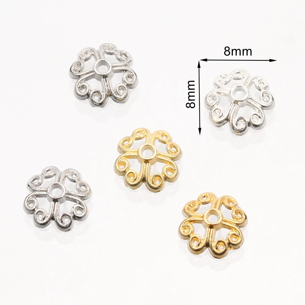 25pcs 8mm 18K Gold Plated Spacer Bead Caps For Jewelry Making,Brass Flower Beads Cap,Caps For Bracelet,DIY Jewelry Accessories 
25pcs 8mm 18K Gold Plated Spacer Bead Caps For Jewelry Making,Brass Flower Beads Cap,Caps For Bracelet,DIY Jewelry Accessories