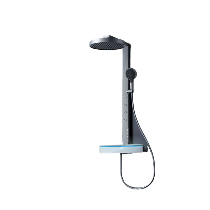 Smart thermostatic shower shower set all-copper intelligent temperature control multi-function pressurized household shower
Smart thermostatic shower shower set all-copper intelligent temperature control multi-function pressurized household shower