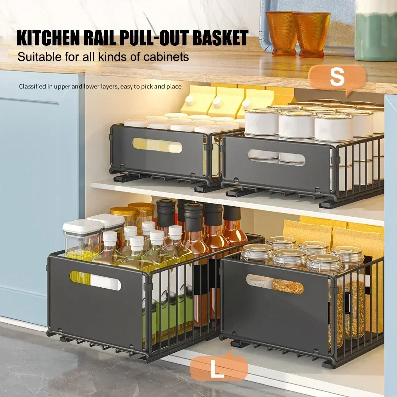 Pull Out Cabinet Organizer Slide Drawer Tray Kitchen Storage Rack Seasoning Bottle Spice Rack Multi Purpose Storage Organizer
Pull Out Cabinet Organizer Slide Drawer Tray Kitchen Storage Rack Seasoning Bottle Spice Rack Multi Purpose Storage Organizer