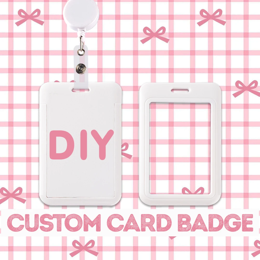 Badge Holder Personality Custom Your Design ID Card ID Credit Bank Card Business Pass Student Card for Keys Accessories Gifts
Badge Holder Personality Custom Your Design ID Card ID Credit Bank Card Business Pass Student Card for Keys Accessories Gifts