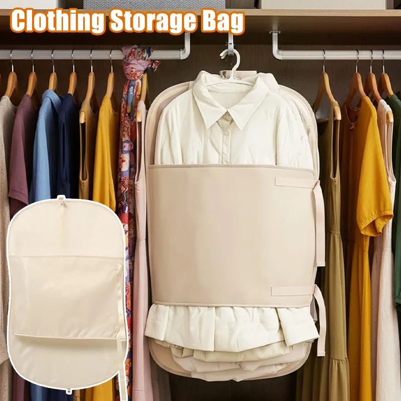 Home Organization Compression Bags Dustproof Garment Bags for Hanging Clothes Down Jackets Coats Space Saving Storage Organizer
Home Organization Compression Bags Dustproof Garment Bags for Hanging Clothes Down Jackets Coats Space Saving Storage Organizer