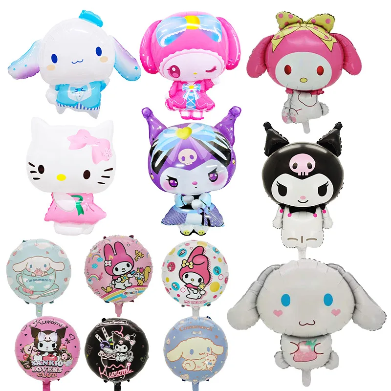 Оригинальные воздушные шары с героями мультфильмов Kuromi Cinnamoroll, детские игрушки, празднование дня рождения, аксессуары для украшения алюминиевых пленок, воздушные шары в подарок
Оригинальные воздушные шары с героями мультфильмов Kuromi Cinnamoroll, детские игрушки, празднование дня рождения, аксессуары для украшения алюминиевых пленок, воздушные шары в подарок