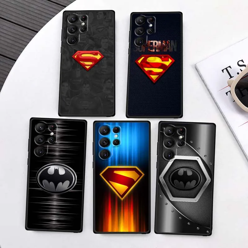 Logo Art S-Supermans B-Batmans For Samsung Galaxy S25 S24 S23 S22 S21 S20 S10 Ultra Plus FE 5G Black Soft TPU Cover Phone Case
Logo Art S-Supermans B-Batmans For Samsung Galaxy S25 S24 S23 S22 S21 S20 S10 Ultra Plus FE 5G Black Soft TPU Cover Phone Case