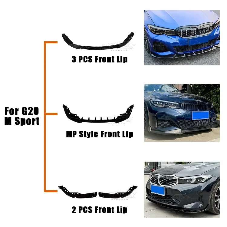 G20 Front Lip Carbon Fiber MP 3 Pieces Front Bumper Splitter Spoiler for 3 Series G20 LCI 2020 2021 2022 2023 2024
G20 Front Lip Carbon Fiber MP 3 Pieces Front Bumper Splitter Spoiler for 3 Series G20 LCI 2020 2021 2022 2023 2024
