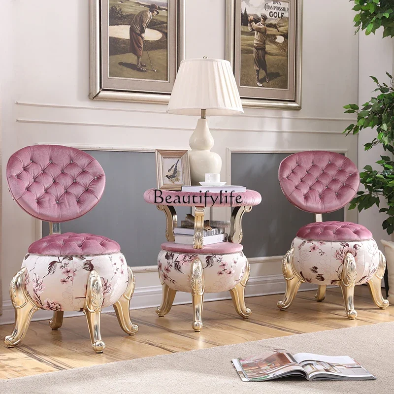 PG46Solid wood balcony table and chairs three-piece bedroom single round small sofa chair
PG46Solid wood balcony table and chairs three-piece bedroom single round small sofa chair