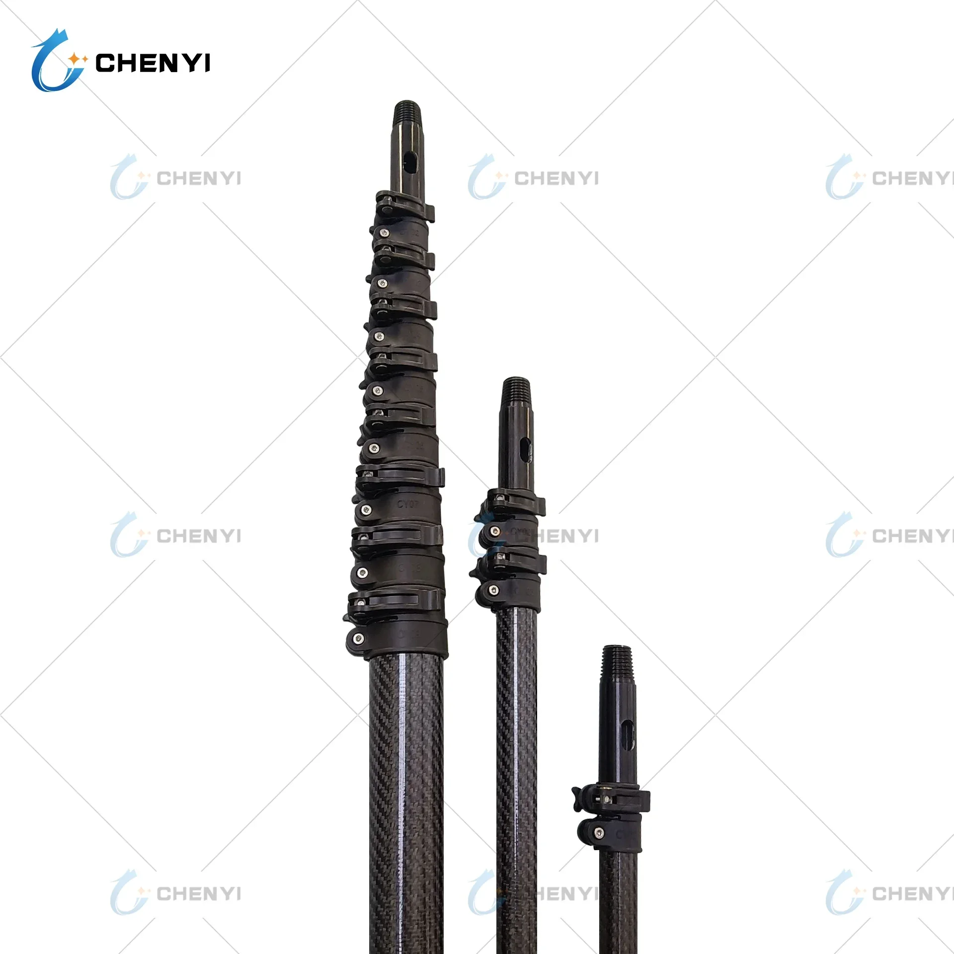 35ft Flip Clamps Water Fed Pole For Window Cleaning System Brush 10.5m Carbon Fiber Telescopic Pole
35ft Flip Clamps Water Fed Pole For Window Cleaning System Brush 10.5m Carbon Fiber Telescopic Pole