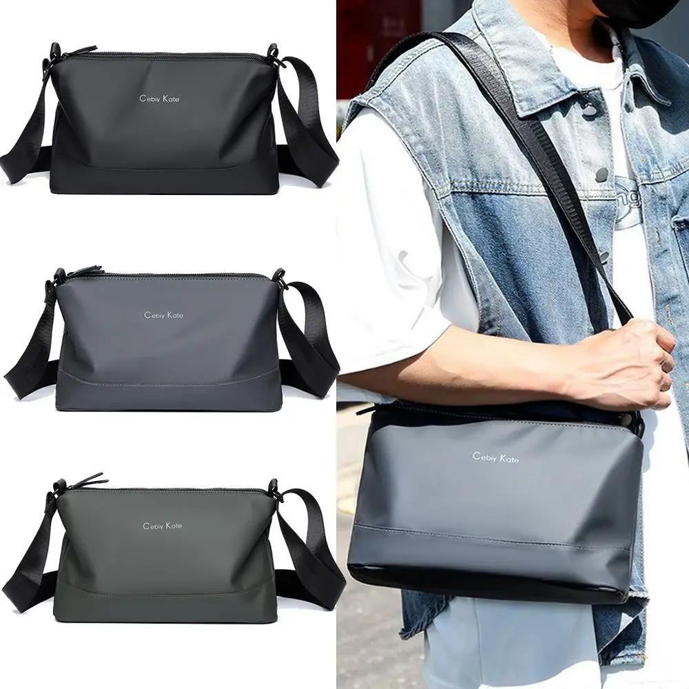Трендовая легкая мужская сумка-мессенджер, водонепроницаемая сумка через плечо большой емкости, повседневная мужская сумка через плечо для улицы
Трендовая легкая мужская сумка-мессенджер, водонепроницаемая сумка через плечо большой емкости, повседневная мужская сумка через плечо для улицы