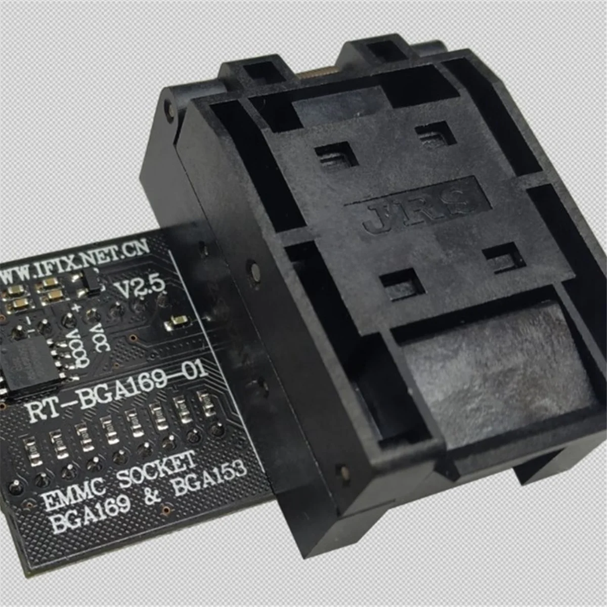 RISE 1Set Emmc Adapter Emmc Burning Seat Rt-Bga169-01 Bga169 Bga153 Emmc Adapter with 5Pcs Frame for Rt809H Programmer
RISE 1Set Emmc Adapter Emmc Burning Seat Rt-Bga169-01 Bga169 Bga153 Emmc Adapter with 5Pcs Frame for Rt809H Programmer