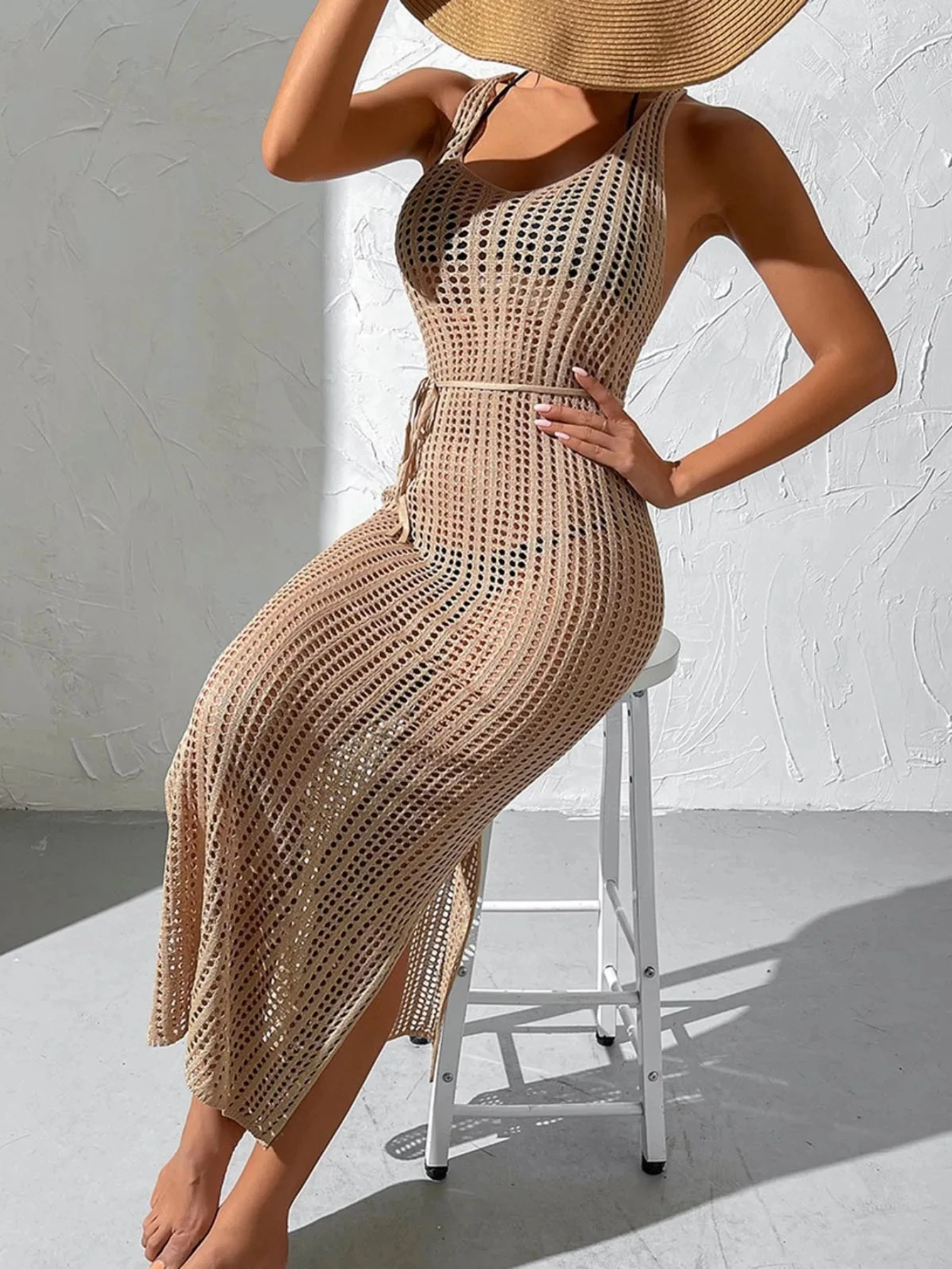 Women Fishnet Crochet Swimwear Dress Sarong Beach Wrap Tunics Sexy Beach Bikini Cover-Ups Cover up Saida De Praia
Women Fishnet Crochet Swimwear Dress Sarong Beach Wrap Tunics Sexy Beach Bikini Cover-Ups Cover up Saida De Praia