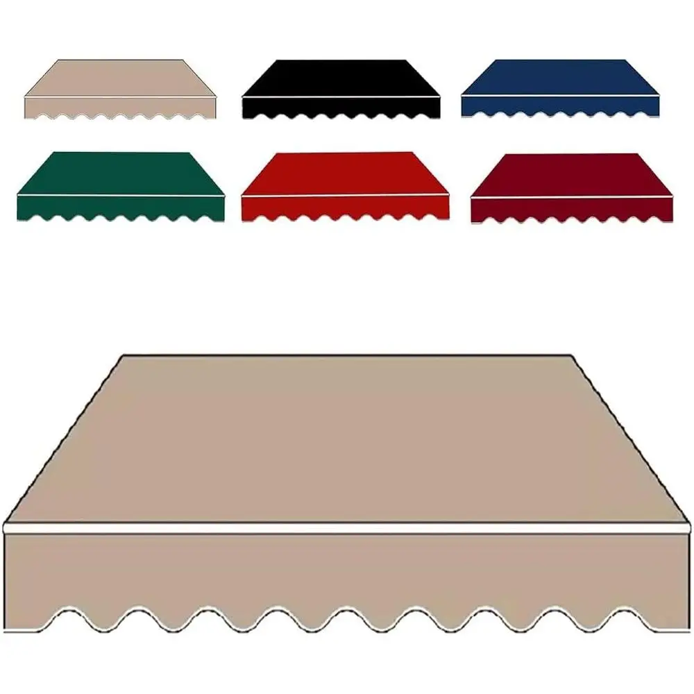 Patio Awning abric Replacement Retractable Sun Shade Awning Cover 6.5t 8t 10t 13t 16t 20t Waterproo Sunshade Shelter (abric Only
Patio Awning abric Replacement Retractable Sun Shade Awning Cover 6.5t 8t 10t 13t 16t 20t Waterproo Sunshade Shelter (abric Only