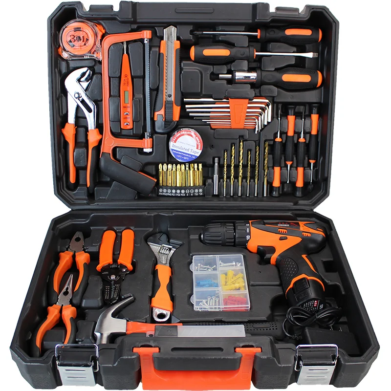 Professional Complete Electric Screwdriver Drill Car Tools Set Inch Home Maintenance Kit With Tool Box And Blade
Professional Complete Electric Screwdriver Drill Car Tools Set Inch Home Maintenance Kit With Tool Box And Blade