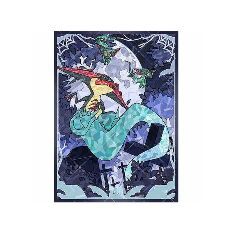 60 шт./компл. 66X91 мм Ptcg Dragapult Card Sleeve стеклянная окраска с блестками Ws Opcg Ptcg Защитная крышка для карт Аниме-карта Подарочные игрушки
60 шт./компл. 66X91 мм Ptcg Dragapult Card Sleeve стеклянная окраска с блестками Ws Opcg Ptcg Защитная крышка для карт Аниме-карта Подарочные игрушки