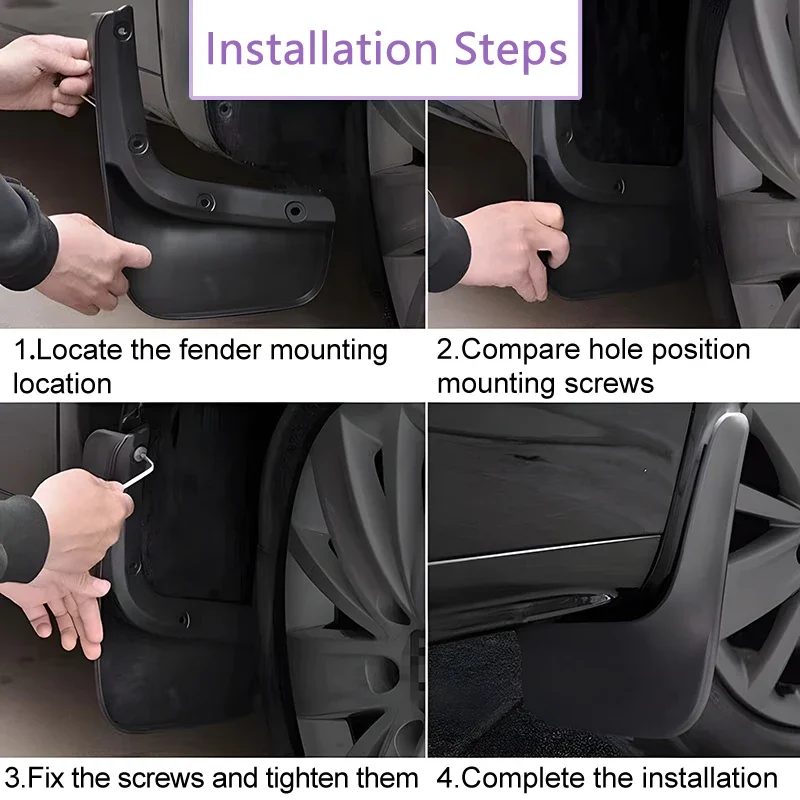 Car Fender for Zeekr 7X CX1E 2024 2025 2026 Front Rear Wheels Parts Mud Flap Splash Guards Mudguard Anti-splash Auto Accessories 
Car Fender for Zeekr 7X CX1E 2024 2025 2026 Front Rear Wheels Parts Mud Flap Splash Guards Mudguard Anti-splash Auto Accessories