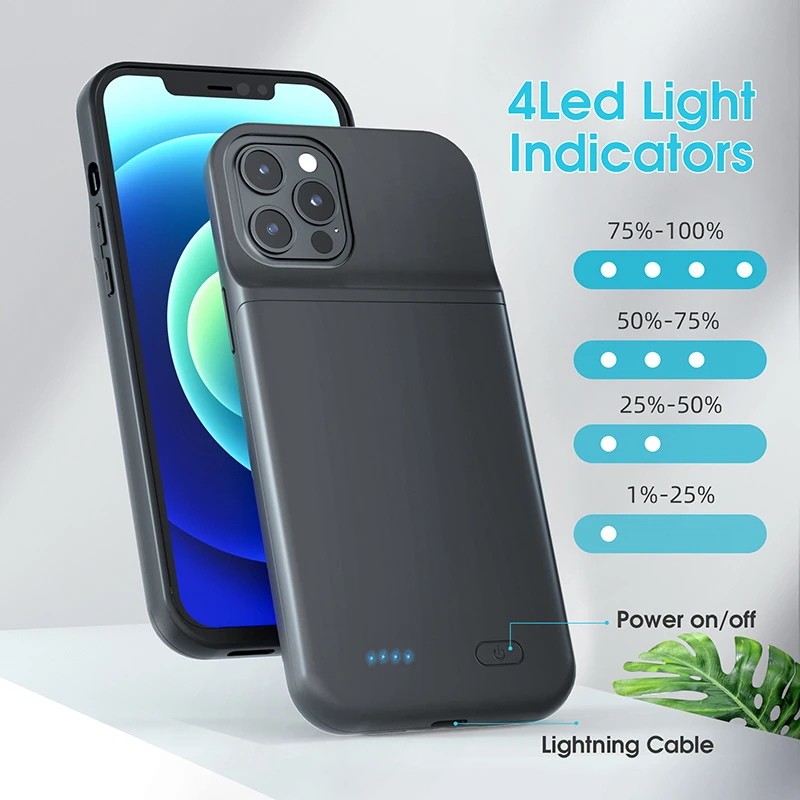 Battery Charger Case Power Bank for iPhone 16 15 14 13 12 11 Pro Max 6 7 8 SE X XS XR Back Clip Battery Portable Charging Case
Battery Charger Case Power Bank for iPhone 16 15 14 13 12 11 Pro Max 6 7 8 SE X XS XR Back Clip Battery Portable Charging Case