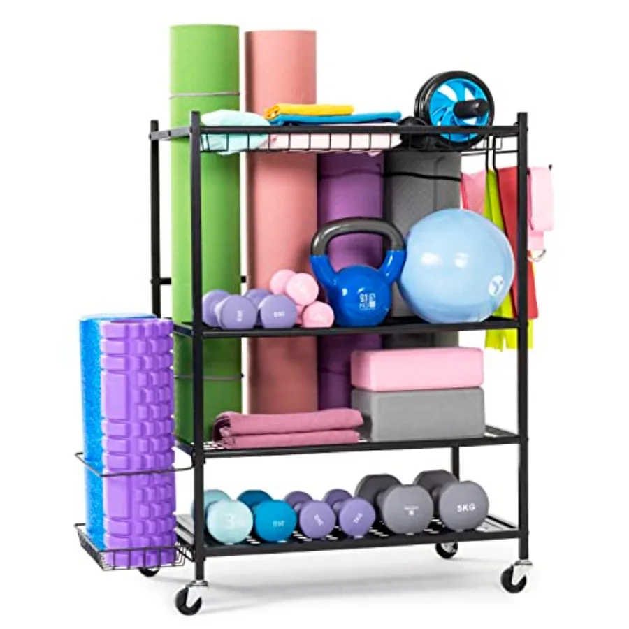 Yoga Mat Storage Racks Home Gym Storage for Foam Roller Dumbbells Kettlebells All in One Workout Equipment Storage Organizer wi
Yoga Mat Storage Racks Home Gym Storage for Foam Roller Dumbbells Kettlebells All in One Workout Equipment Storage Organizer wi