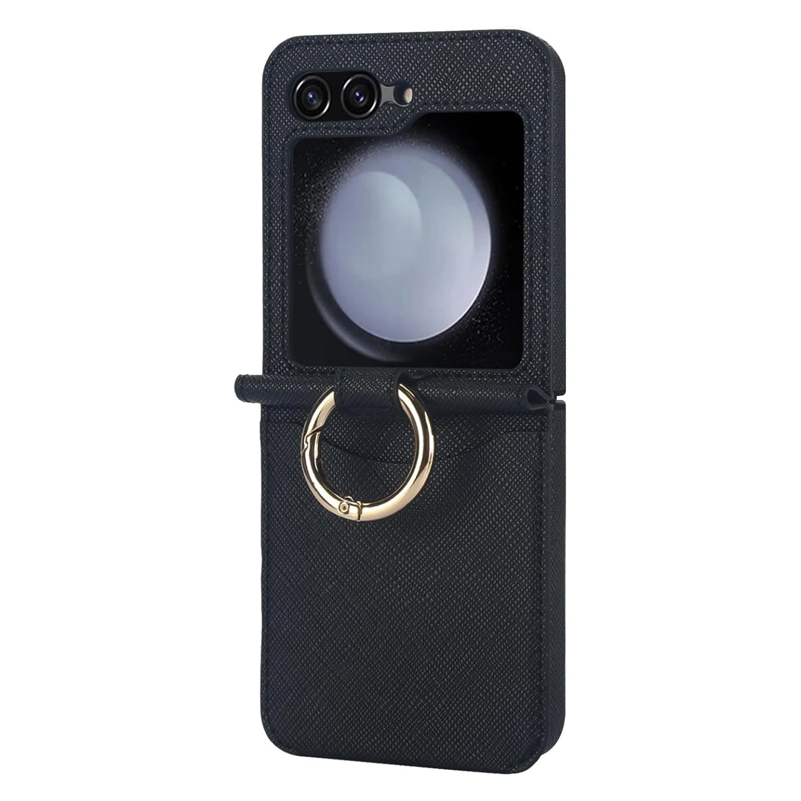 Leather Case for Samsung Galaxy Z Flip 6 6.7inch, Slim Wallet Phone Cover with Card Slot Back Hanging Ring Anti -Fall Case
Leather Case for Samsung Galaxy Z Flip 6 6.7inch, Slim Wallet Phone Cover with Card Slot Back Hanging Ring Anti -Fall Case