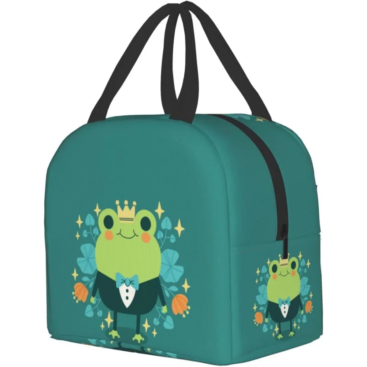 Cute Frog with Big Eyes Print Thermal Lunch Bag Insulated Bento Box Reusable Waterproof Lunch Bag for Office Picnic Hiking Beach
Cute Frog with Big Eyes Print Thermal Lunch Bag Insulated Bento Box Reusable Waterproof Lunch Bag for Office Picnic Hiking Beach