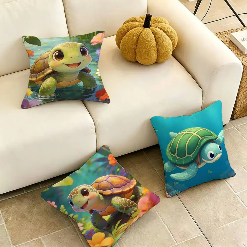 C-Cute Little T-Turtle Pillow Case Square Double-Sided Sofa Cushion Cover Bedroom Bedside Pillow Gift
C-Cute Little T-Turtle Pillow Case Square Double-Sided Sofa Cushion Cover Bedroom Bedside Pillow Gift