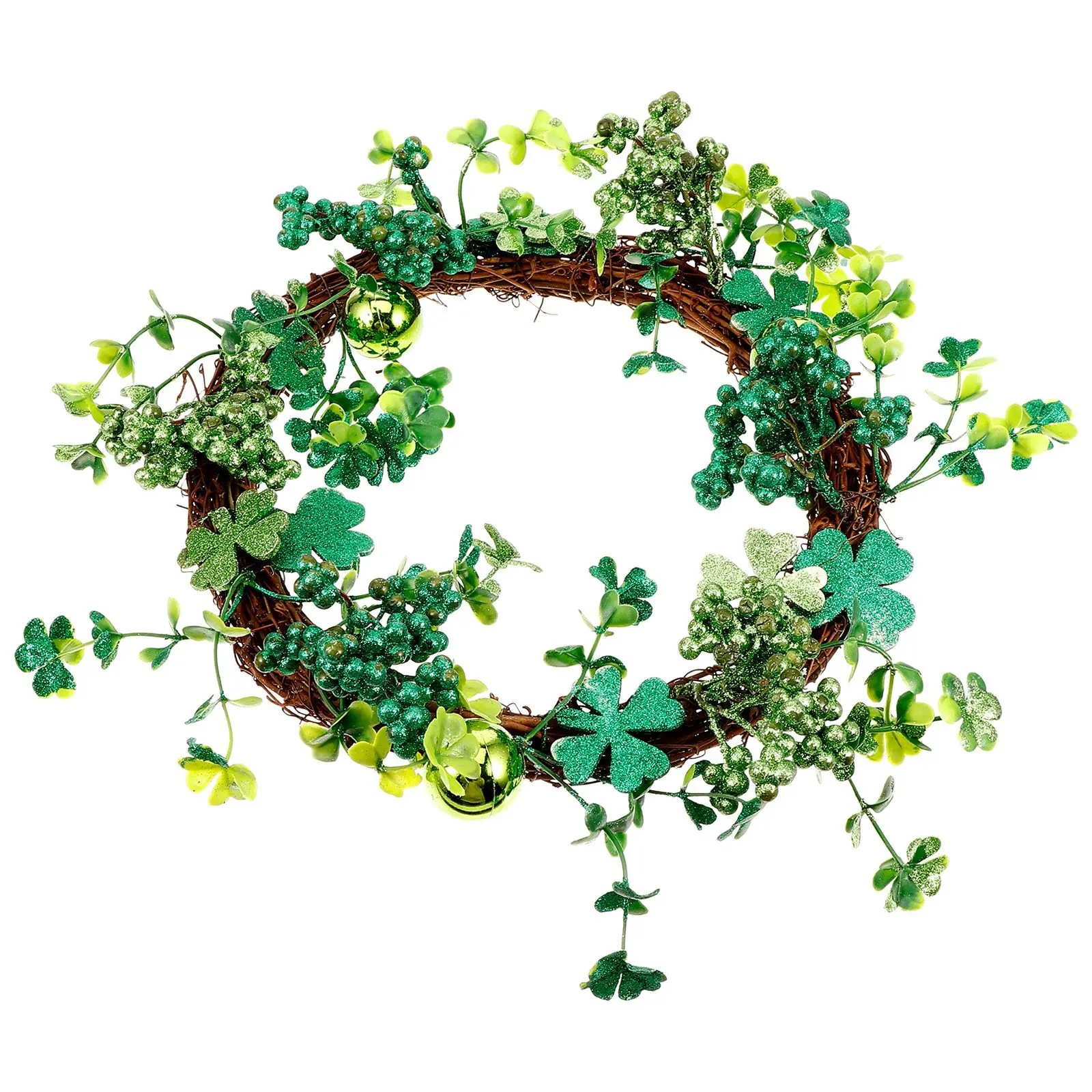 Simulation Wreaths Patrick's Day Hanging Decor Green Shamrock Wreath Pendant Outdoor Door Spring Festival nament Fake Leaves
Simulation Wreaths Patrick's Day Hanging Decor Green Shamrock Wreath Pendant Outdoor Door Spring Festival nament Fake Leaves