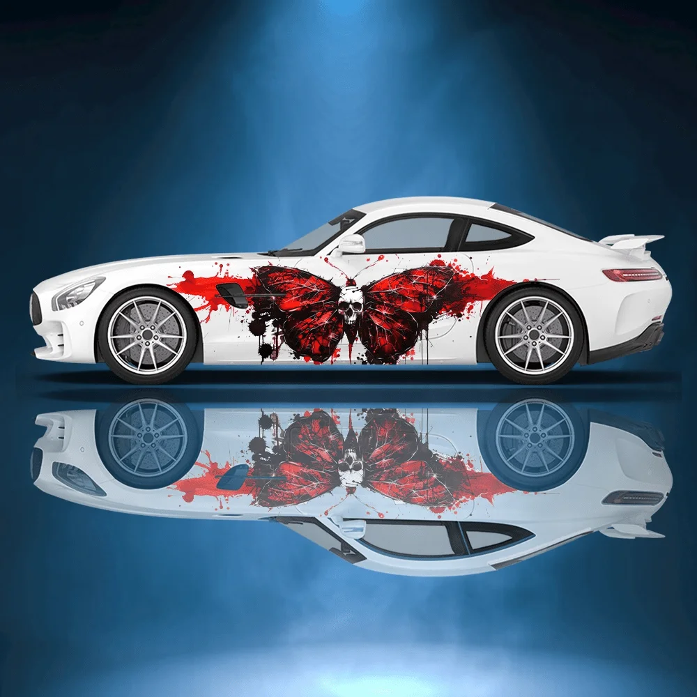 Red Butterfly Skull Car Sticker Full Body Decal Decoration Covering Scratches Protect Car Sticker Waterproof Car Vinyl Wraps
Red Butterfly Skull Car Sticker Full Body Decal Decoration Covering Scratches Protect Car Sticker Waterproof Car Vinyl Wraps