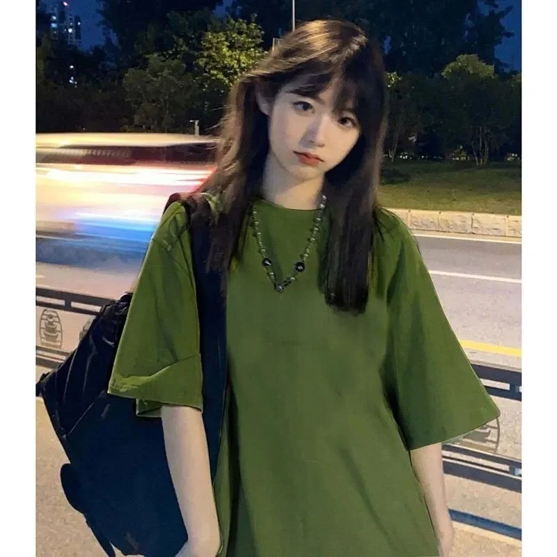 plus Size 300 Pounds Trendy round Neck Short Sleeve Women's T-shirt Summer Casual Loose Hong Kong Style Half Sleeve Top
plus Size 300 Pounds Trendy round Neck Short Sleeve Women's T-shirt Summer Casual Loose Hong Kong Style Half Sleeve Top