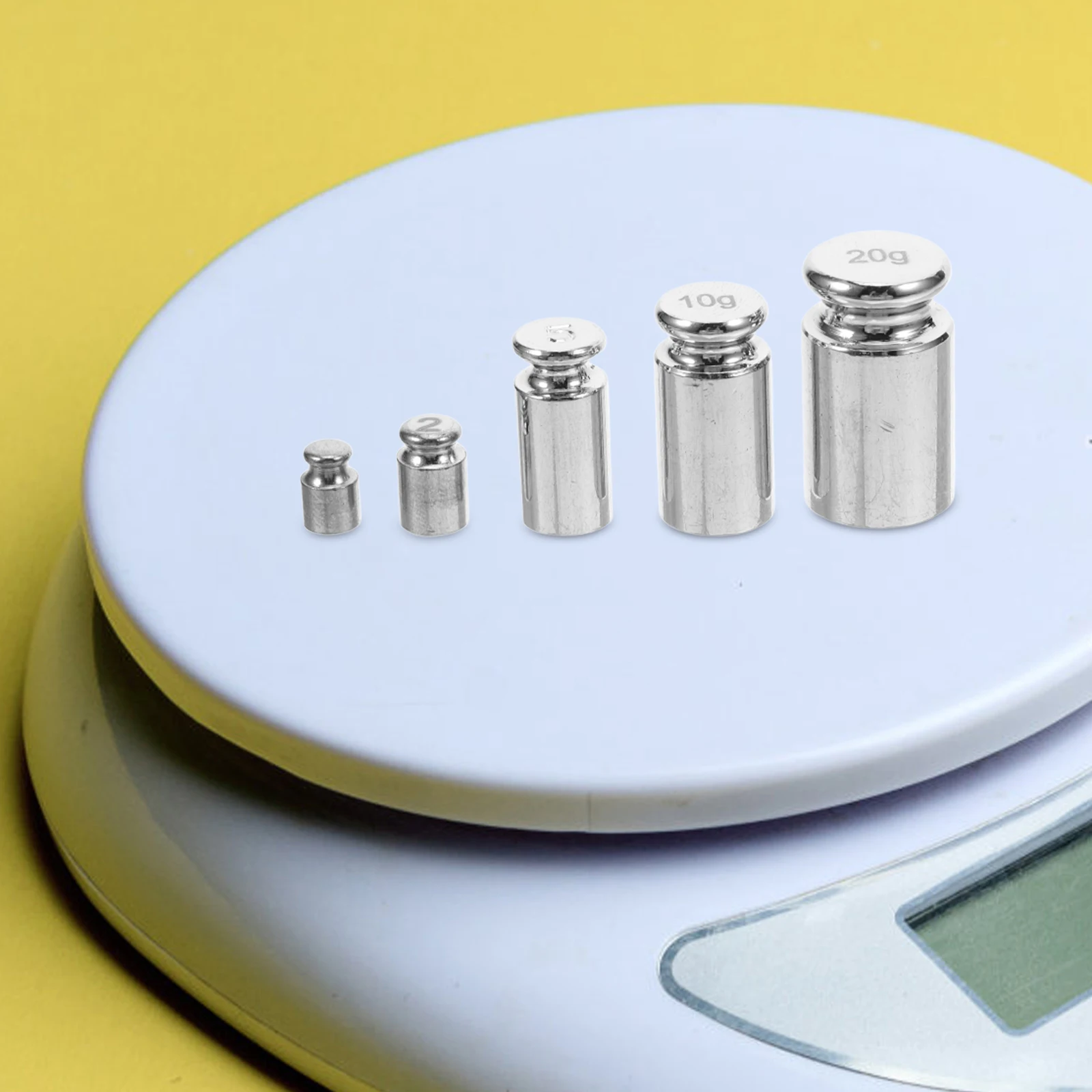 5pcs Calibration Weights 1g 2g 5g 10g 20g Steel Gram Digital Scales Balance Weight Kit Jewelry Craft Adapter
5pcs Calibration Weights 1g 2g 5g 10g 20g Steel Gram Digital Scales Balance Weight Kit Jewelry Craft Adapter